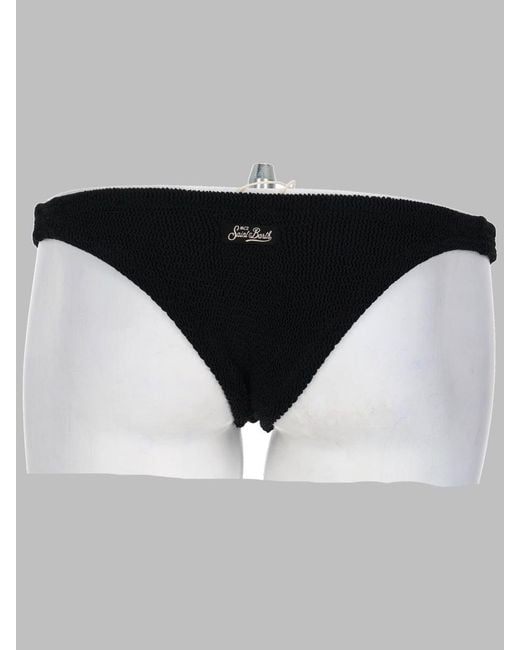 Mc2 Saint Barth Black Slip Bikini Cheeky "Naomi"