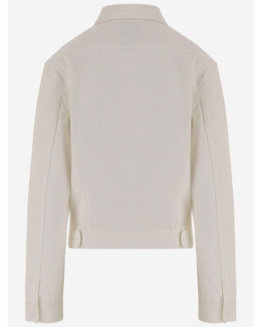 Sa Su Phi White Cotton Jacket
