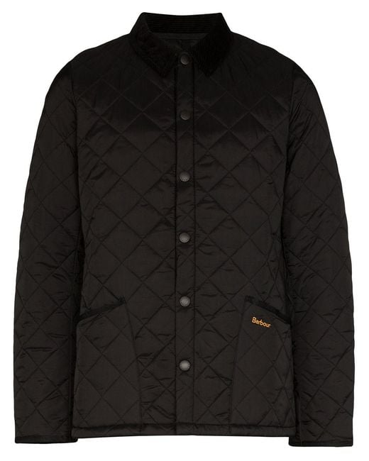 Barbour Black Heritage Liddesdale Quilt for men