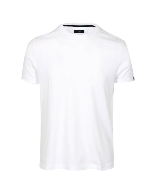 Fay White T Shirts And Polos