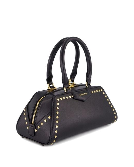 Givenchy Black Antigona Ew Mini Leather Handbag