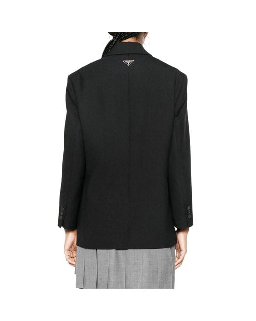 Prada Black Wool Blazer