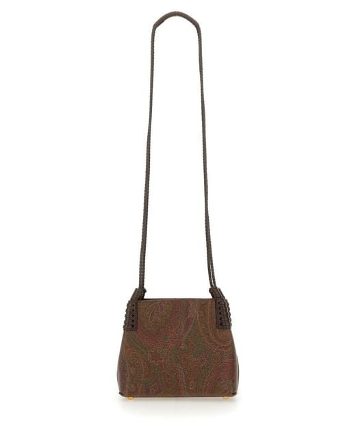 Etro Brown Libra Mini Tote Bag