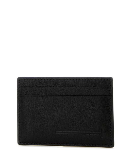 Tom Ford Black Leather Card Holder for men