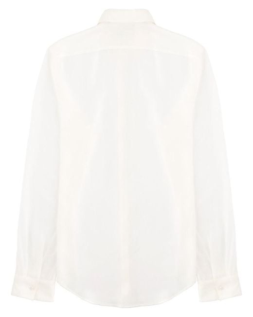 Gucci White Silk Shirt for men