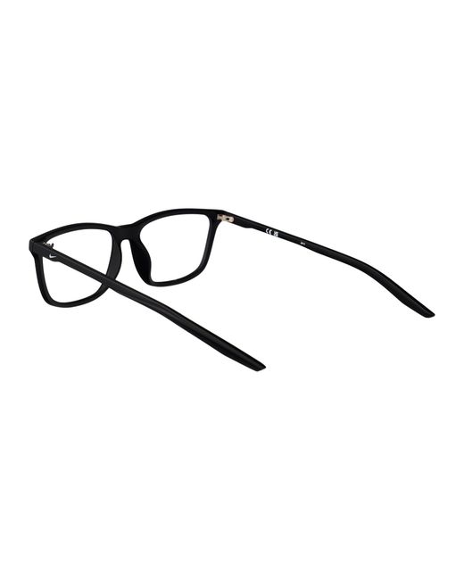 Nike Black Matte Acetate Glasses for men