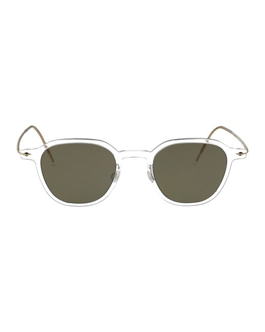 Lindberg Green Rectangular Sunglasses 8348 C01