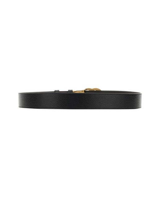 Gucci White Reversible Belt With Double G Buckle for men