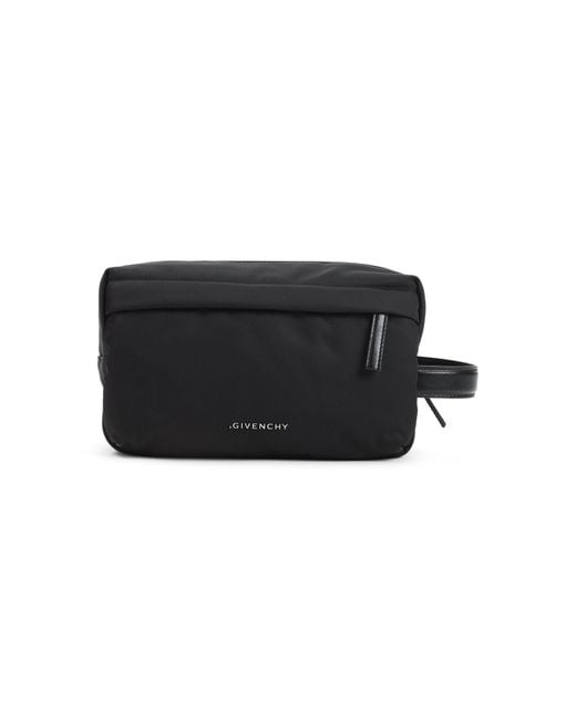 Givenchy Black Polyamide Wash Bag
