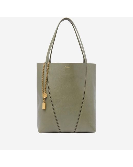 Chloé Green Spin Tote Bag