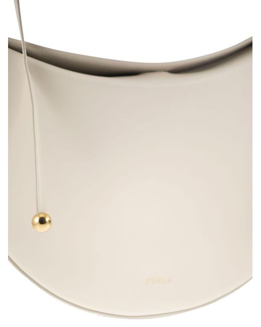Furla White Moonstone Shoulder Bag M