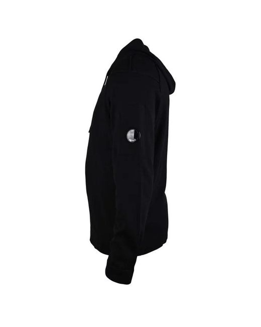 C P Company Black Sweater Hoodie