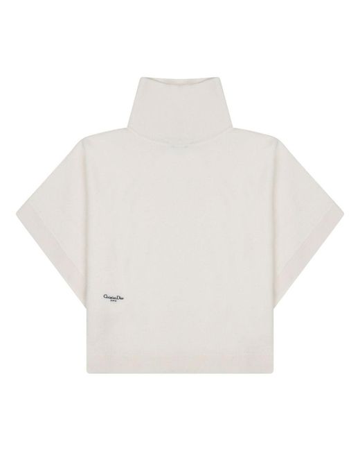 Dior White Luxury Virgin Wool Sweater For