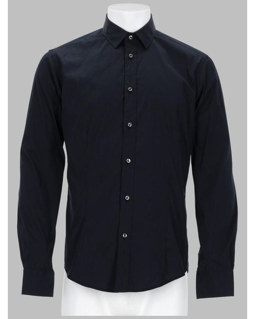 Brian Dales Blue Camicia for men