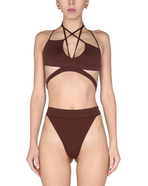 ANDREADAMO Brown Slip