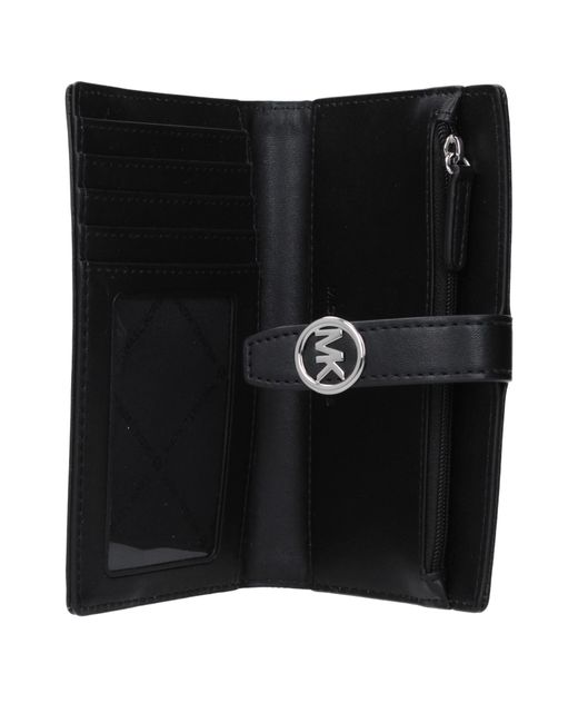Michael Kors Black Greenwich Fabric Wallet