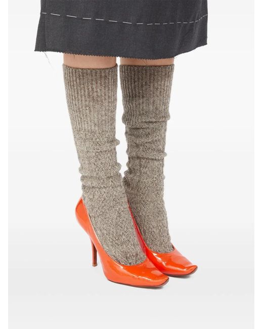 Maison Margiela Black 'Loved To Death' Pumps