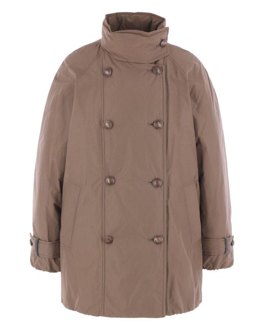 Brunello Cucinelli Brown Short Down Jacke