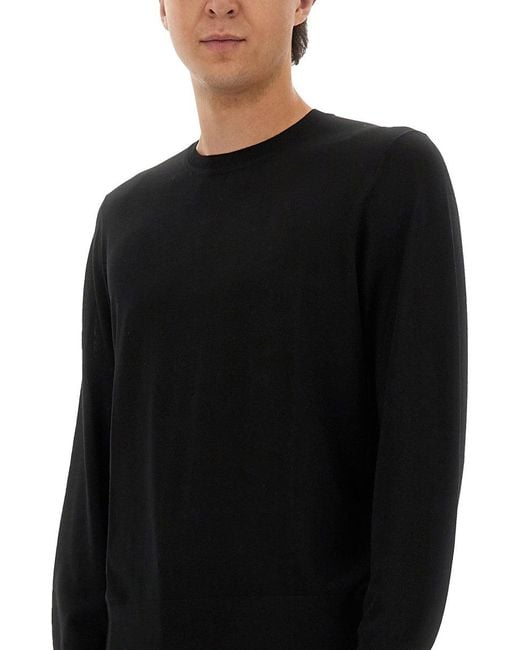 Theory Black Wool Jersey