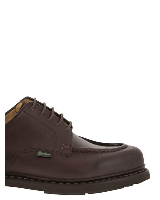 Paraboot Brown Chambord Derby With Tray