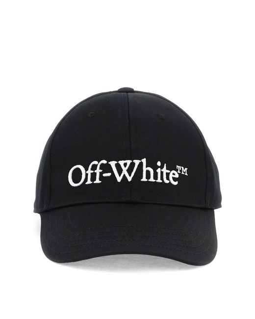 Off-White c/o Virgil Abloh Black Sticked Logo Baseball Cap mit