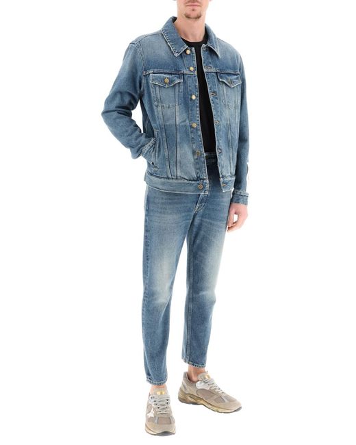 Jeans Regular Fit Happy di Golden Goose Deluxe Brand in Blue da Uomo