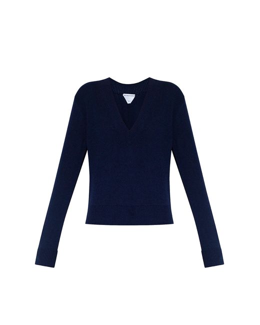 Bottega Veneta Blue Cashmere Sweater