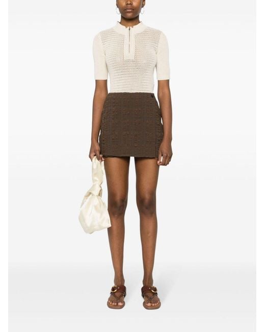 Nanushka Brown Fede Clothing