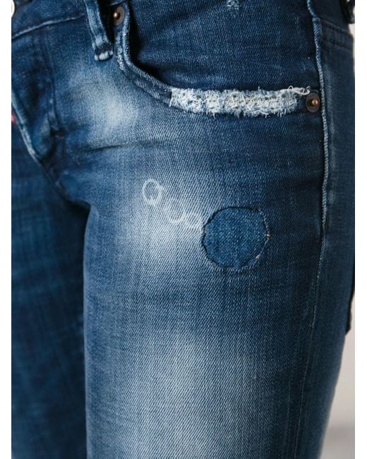 DSquared² Blue 'Super Slim' Jeans