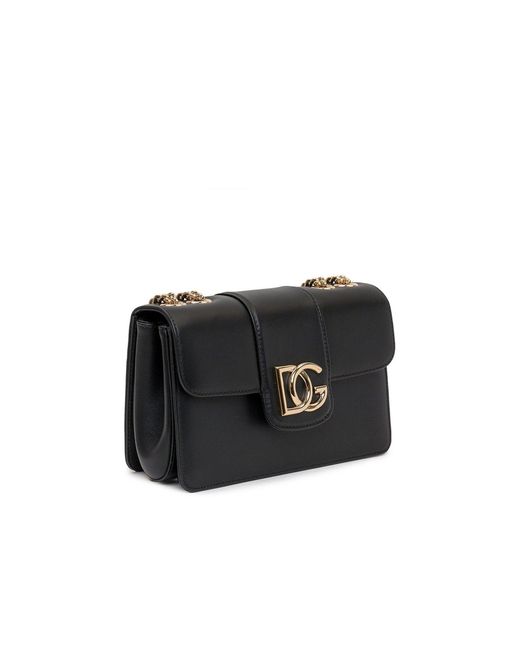 Bolso de cuero Dolce & Gabbana de color Black