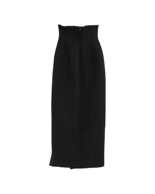 Khaite Black Luiza Skirt