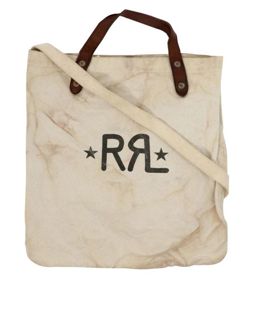 RRL por Ralph Lauren RRL Tote Bag con logotipo RRL de hombre de color Natural