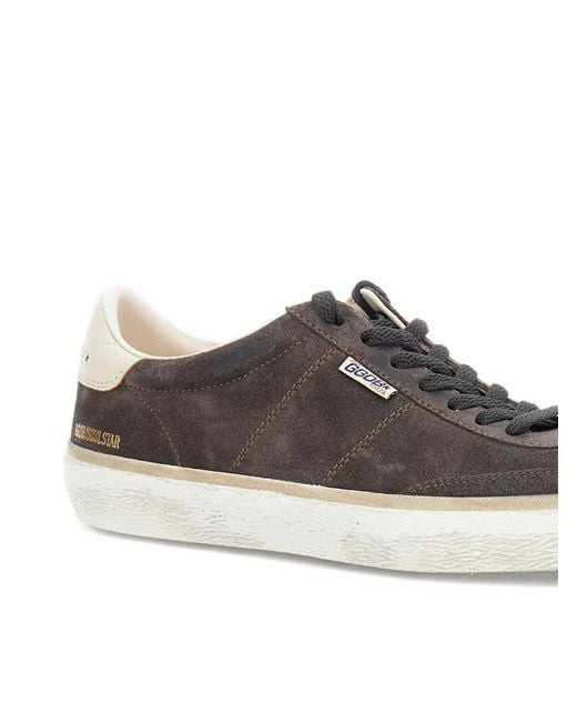 Golden Goose Deluxe Brand Gray 'Soul-Star' Low Sneakers With Metallic Pull-Tab for men