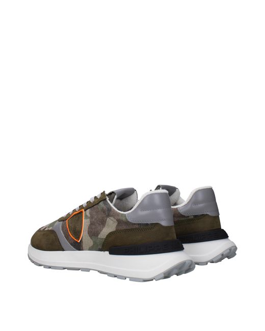 Philippe Model Sneakers Antibes Man Fabric grün/grau in Green für Herren