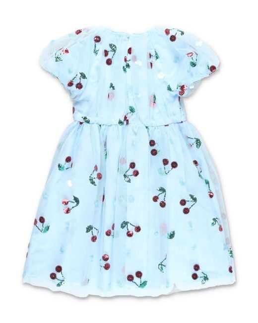 Self-Portrait Blue Mini Elegant Dress For Girls