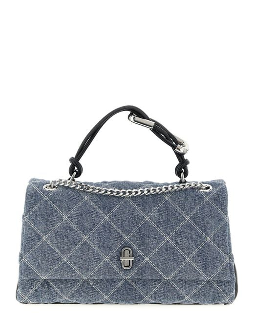 Marc Jacobs Blue 'der gesteppte Denim Dual' mittelschwerbetasche