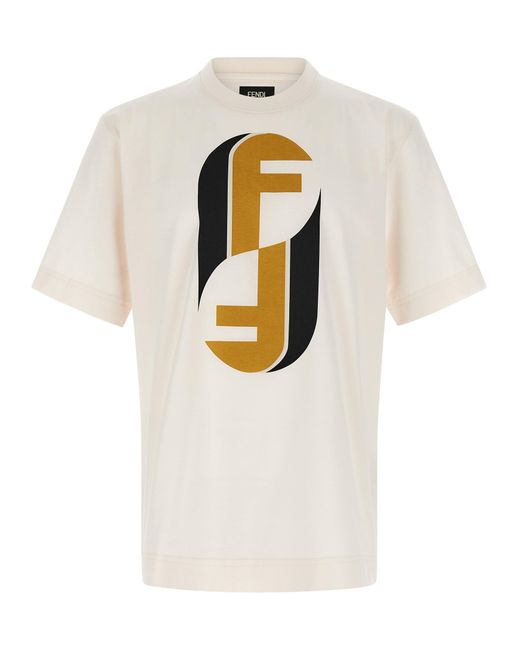 Camiseta de 'nity' Fendi de color White