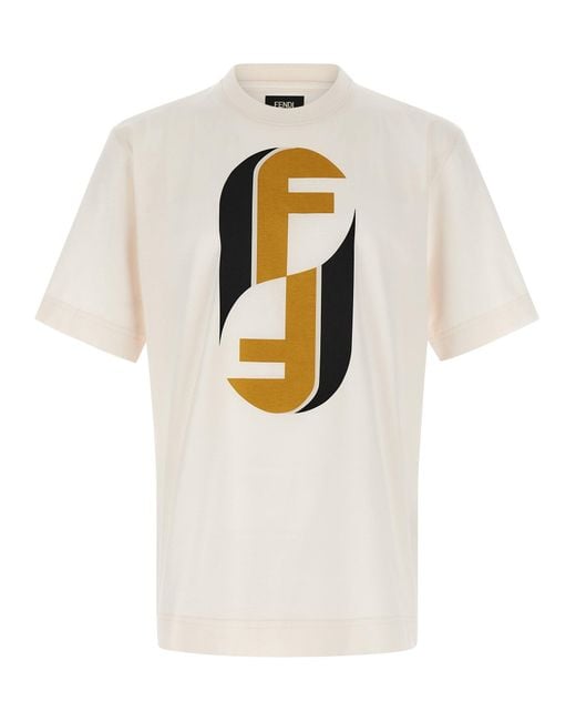 Maglietta "Nity" di Fendi in White