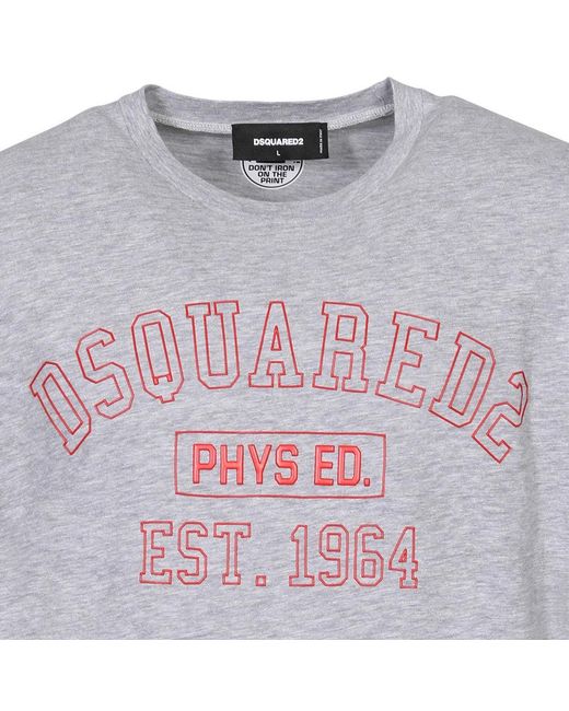 Camiseta Gris DSquared² de hombre de color Gray