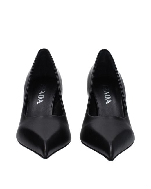 Prada Black Décolleté Donna Pelle Nero