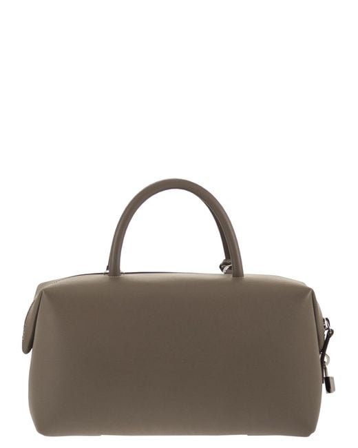 Max Mara Brown Holdallm Medium Satchel