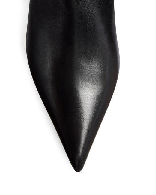 Khaite Black Bella Ankle Boot 55