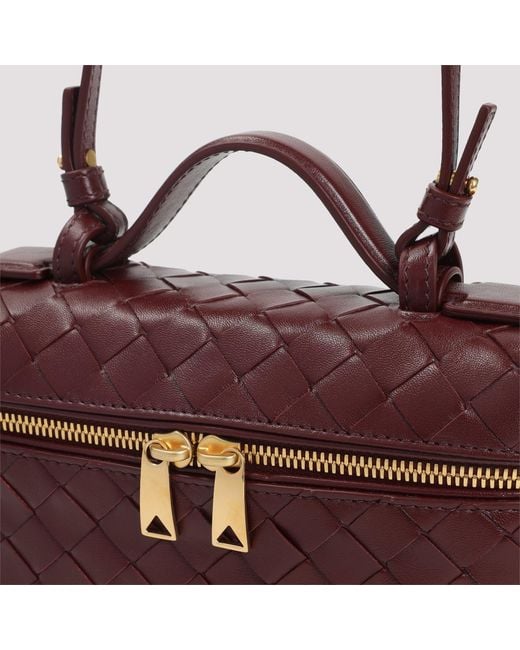 Bottega Veneta Purple Mini Case Handbag