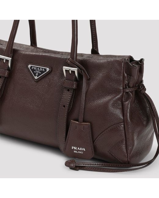Prada Brown Einkaufstasche