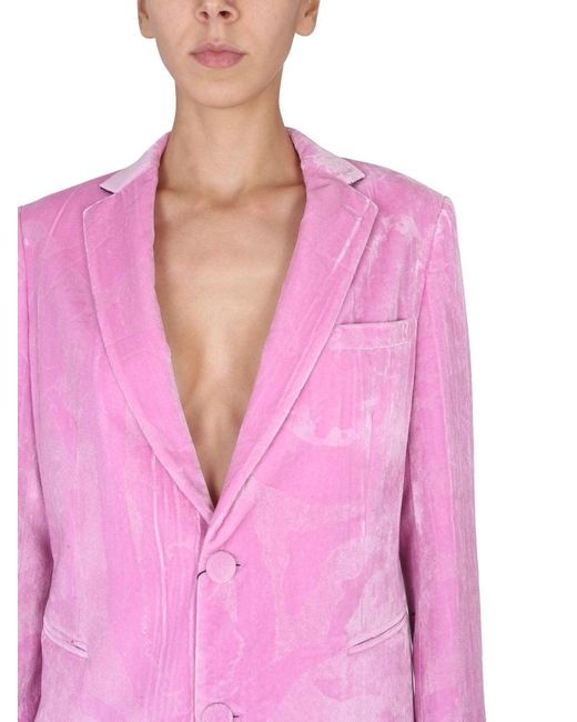 Etro Pink Maxi Paisley Patterned Jacket