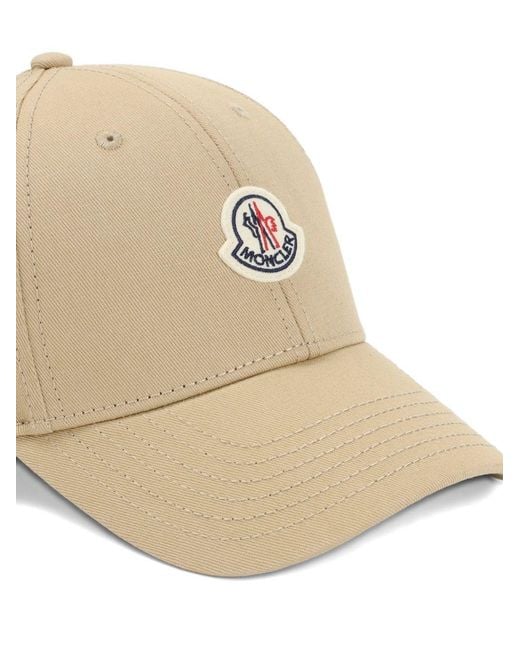 Moncler Natural Logo Baseball Cap
