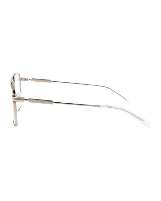 McQueen Metallic Alexander Mc Queen Aviator Optical Am0480 O 001