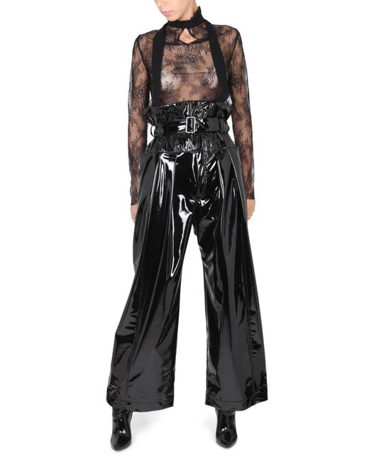 Philosophy Di Lorenzo Serafini Black Vinyl Pants for men