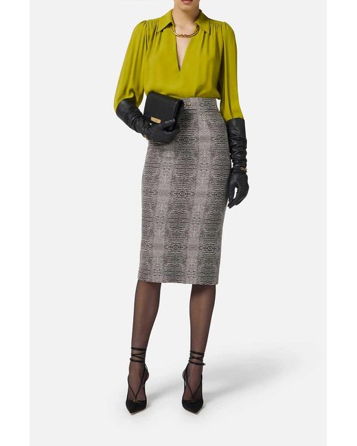 Elisabetta Franchi Gray Skirts