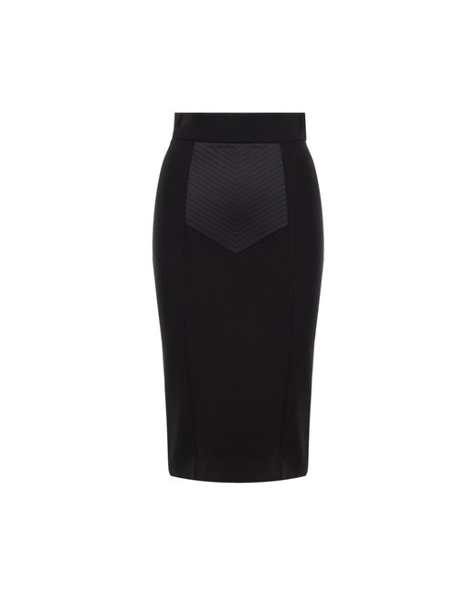 Dolce & Gabbana Black Pencil Skirt